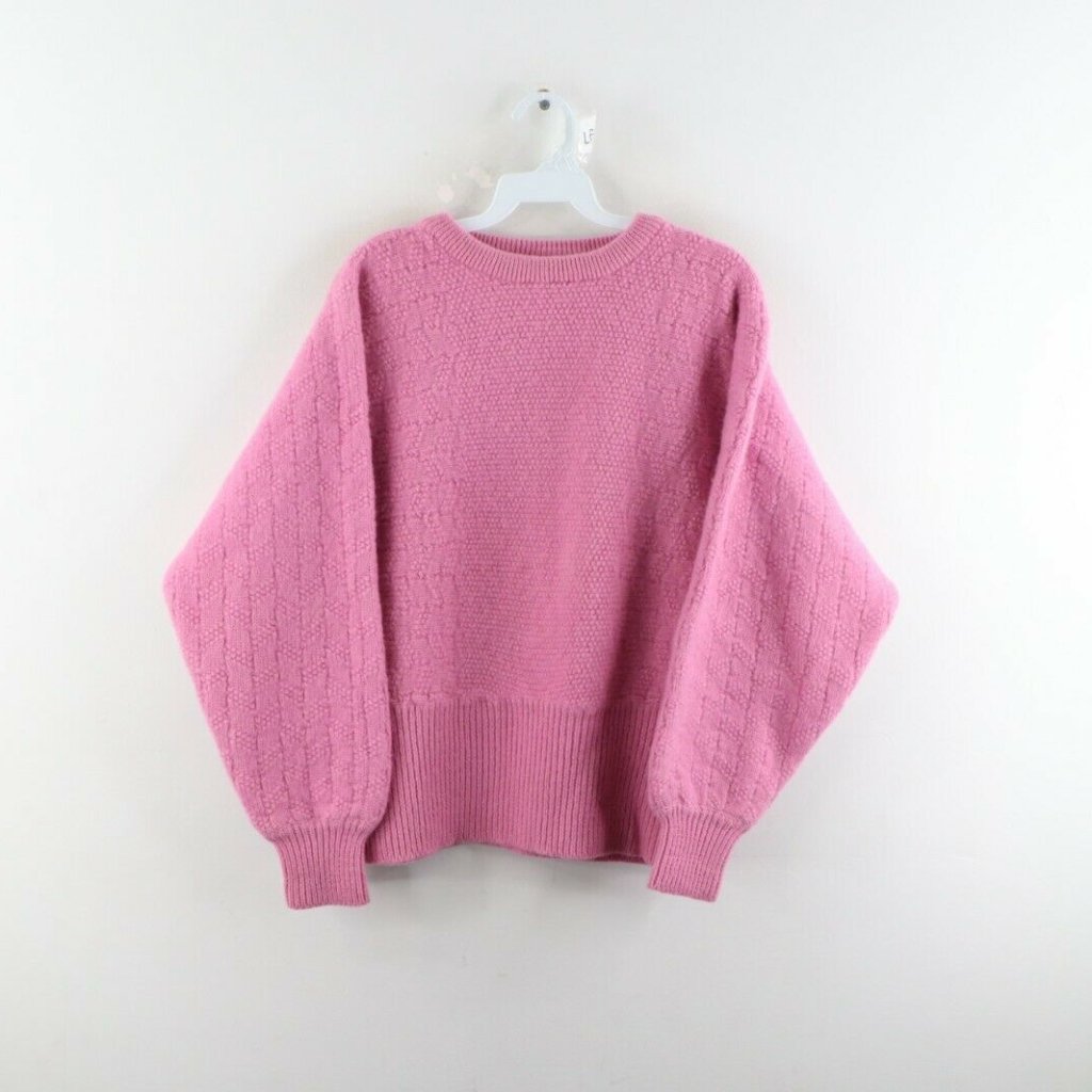 Vintage 70s Rockabilly Wool Knit Crewneck Sweater